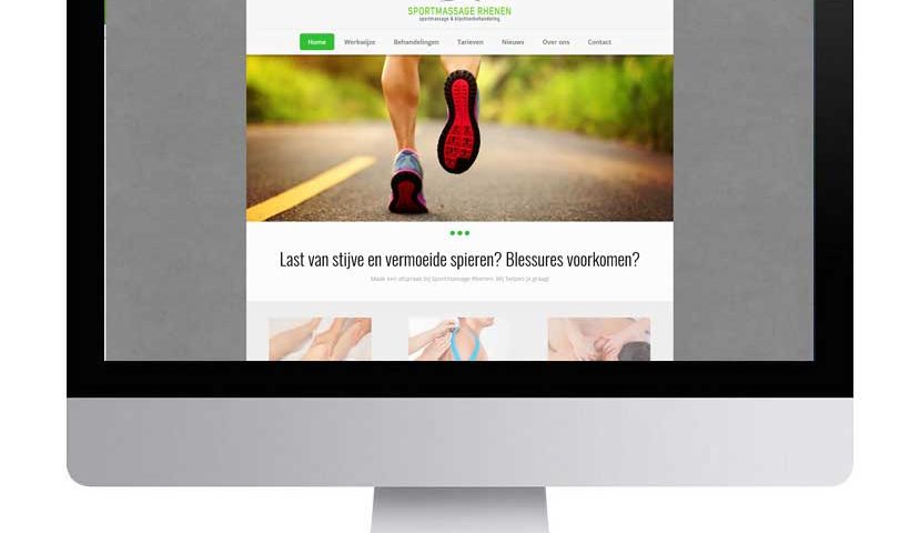 website sportmassagerhenen.nl