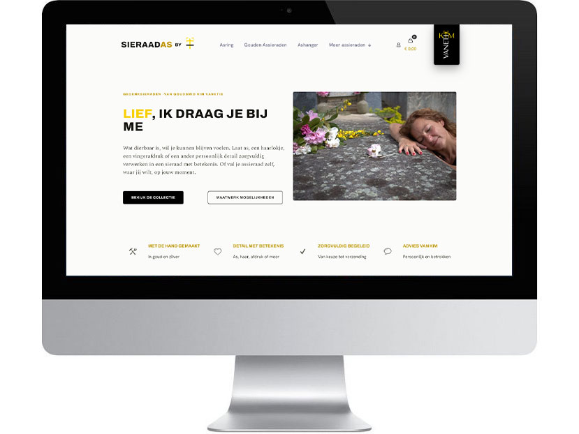 Sieraadas.nl | Webshop voor handgemaakte assieraden 4 WooCommerce webshop Sieraadas.nl ontwikkeld door ProTrix